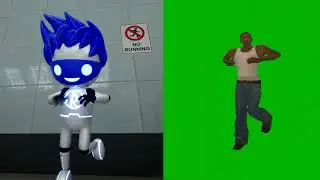 Cute Robot ( RmaN ) imitating CJ Dance  [ via DeepMotion + Unreal Engine ] 😋