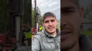 Монтаж фундамента из забивных железобетонных свай за 1 день 
