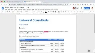 G Suite Document Collaboration