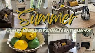 2024 SUMMER DECORATE WITH ME | SUMMER LIVING ROOM | DECORATING IDEAS ON A BUDGET