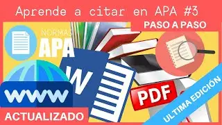Cómo CITAR un CAPÍTULO de un LIBRO NORMAS APA en WORD 🥇 (PASO A PASO)
