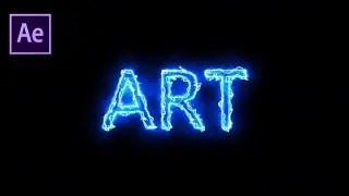 【AfterEffects】Making Lightning Text