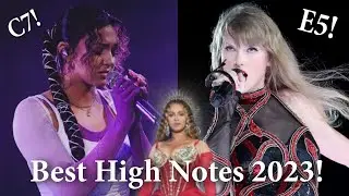FAMOUS SINGERS | Best High Notes 2023!! (Pt. 1 | January - April)