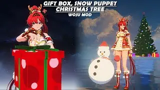 New Weapon Skin and Puppet For Mommy Yinlin - Woju Mod Xmas Edition [Wuthering Waves 1.3 Mod]