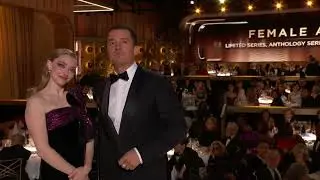 Amanda Seyfried & Orlando Bloom Present Best Female Actor – Limited/Anthology Series or TV Movie