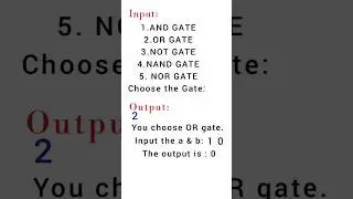 Subscribe for more interesting like this 😊 #coding #gates#nand #nor #not #and #or