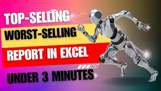 Top Selling and Worst Selling  Report | Excel Insights in 3 Minutes