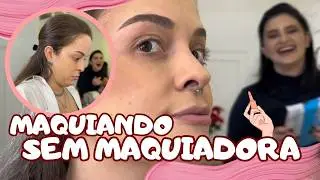 DESAFIO! MAQUIANDO sem a MAQUIADORA!