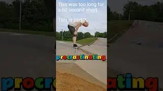 Dropping in part 2! #skateboarding #parkskate #skateboard #vlog #first