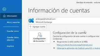 Configurar un correo particular en Outlook de Microsoft