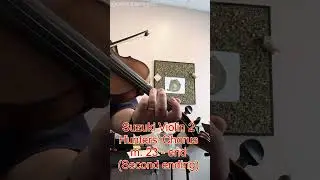 Hunters’ Chorus m. 23 - end (second ending) | Suzuki Violin 2
