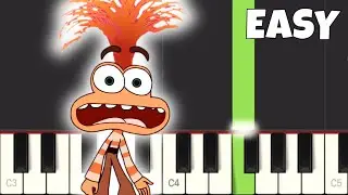 Inside Out 2 Song - EASY Piano Tutorial