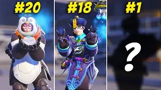 BEST Mei Skins RANKED Countdown - Overwatch 2