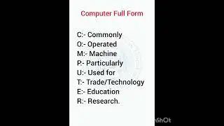 Computer Full Form
