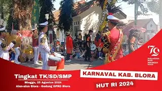 Marching band Gita Patra Bhakti SMA N 1 Cepu | Karnaval Kabupaten Blora 2024