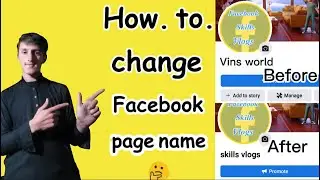 Facebook name change How to change Facebook page name Facebook p age name ko kysh change kare