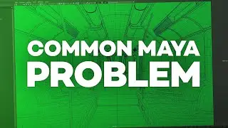 Fixing Vibrant Green Meshes in Maya