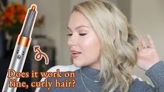 NOT Sponsored! Dyson Airwrap Review | Does it work on fine, curly hair?