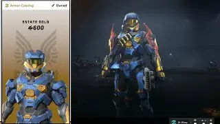 Halo Infinite Estate Gold Armor Coating