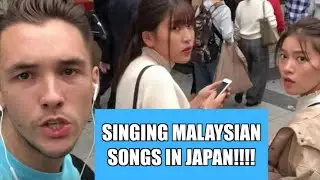 SINGING MALAY SONGS IN JAPAN!🇯🇵🇲🇾🤣