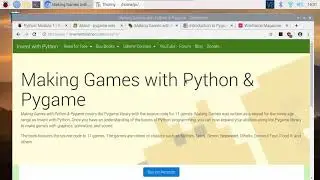 Raspberry Pi Game Dev: Learning game dev on RPi with Python, PyGame and PGZero