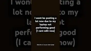 I wont be posting a lot now.