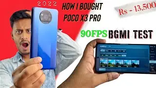 POCO X3 Pro 90FPS BGMI Test With FPS Meter 2022 / POCO X3 Pro Dead in 2022 ?