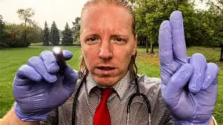 ASMR Cranial Nerve Exam in the Rain