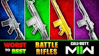 Battle Rifles Ranked WORST to BEST! [Modern Warfare 2]