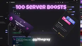 14X SERVER BOOST | .gg/thegray
