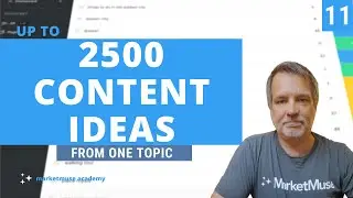 Keyword Research With MarketMuse