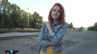Woodman casting. Public agent. Yoga girl. Beautiful lady