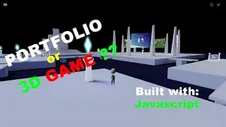 3D Portfolio as a Virtual Experience (Built with three.js and GSAP)