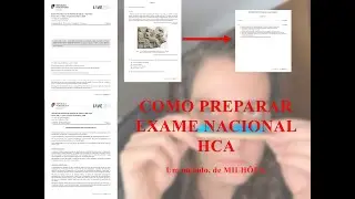 HOW TO PREPARE FOR THE HCA NATIONAL EXAM - 1 of 1235436456 METHODS