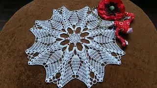 How to a white napkin crochet
