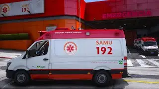 SALVEI UM CRIMINOSO QUE TENTOU FUGIR DA POLÍCIA | GTA 5 EMERGÊNCIA 24 HS