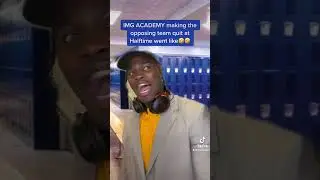 IMG ACADEMY making West Toronto Prep quit at halftime went like🤣 