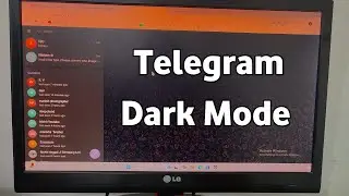 Telegram Dark Mode Pc | Laptop Telegram Dark Mode | Telegram Me Dark Mode Kaise Kare