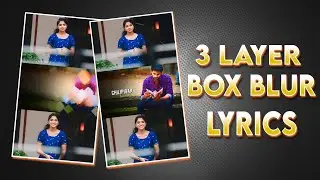 Inshot New Lyrics Video Editing in Telugu | Create Lyrics Video in Inshot | Box Blur Effect Lyrics