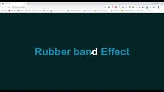 Rubberband effect css | rubber band animation css | rubber effect html |rubber effect css | HTML CSS