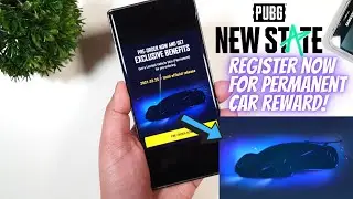 PRE-REGISTER Now For FREE CAR SKIN - PUBG: NEW STATE