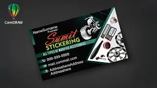 How to Create Business Card Design in Corel Draw || Visiting Card Design Tutorial