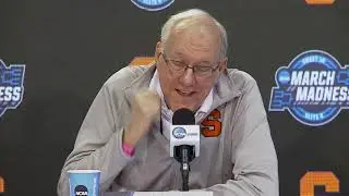 SU COACH BOEHEIM, FRANK HOWARD AND TYUS BATTLE NCAA PRESS CONFERENCE ON FACING DUKE 03-22-18