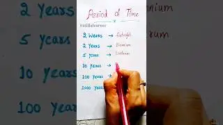 Period Of TIME ⏲ 