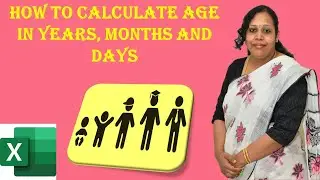 How to calculate age in terms of Years,Months and Days from Date of Birth using datedif function.