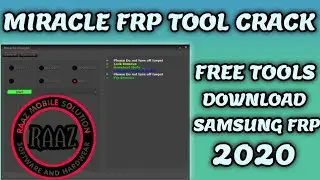 Miracle Frp Tool Crack | Miracle Frp Tool | Samsung Frp Tool | Samsung Frp Tool 2020