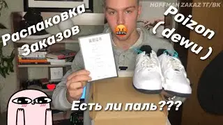 Распаковка заказов с Poizon (dewu)