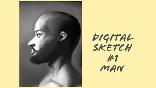 Digital painting using Samsung Tablet S7 #1 man
