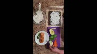 Sushi con salmón cocido