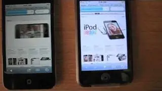 ipod touch 1g vs 4g browsing